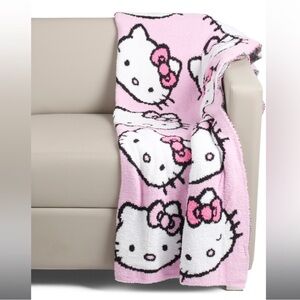 Hello Kitty Pink Throw Blanket